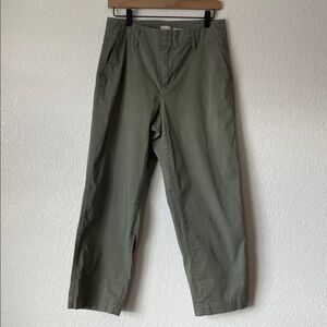 Olive green slim a new day stretch ankle pants size 8